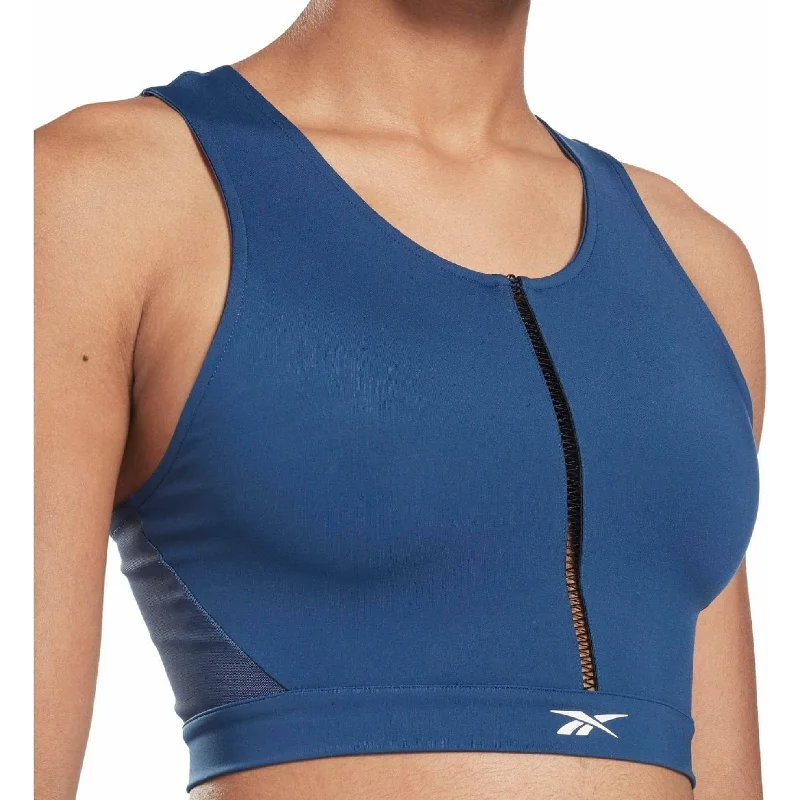 Reebok Lux Perform Womens Training Crop Top - Blue