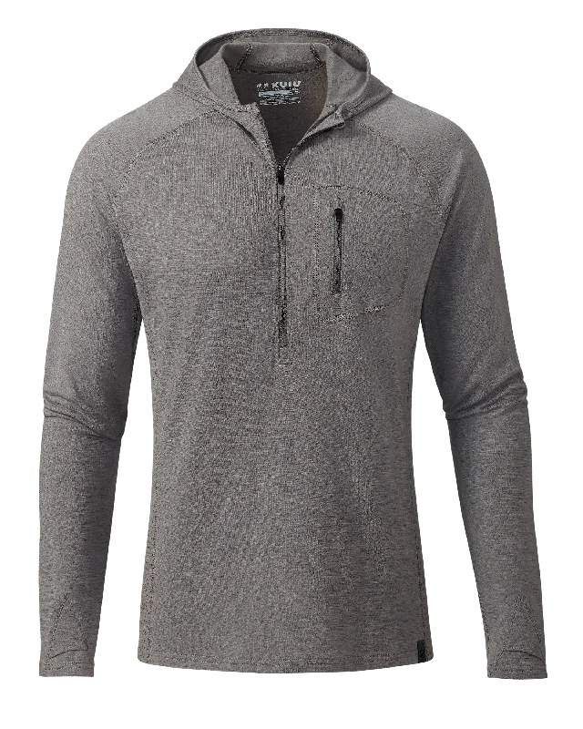 ULTRA Merino 145 Zip-T Hunting Hoodie | Warm Grey