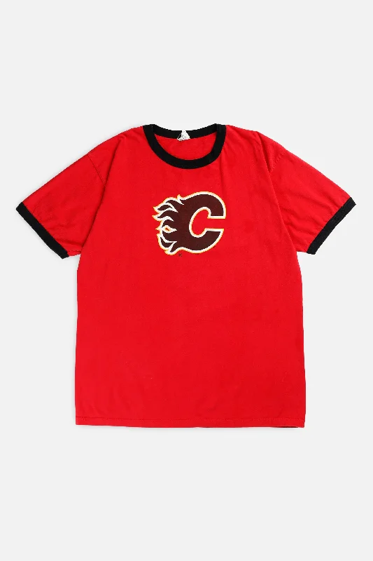 Vintage Calgary Flames NHL Tee - L