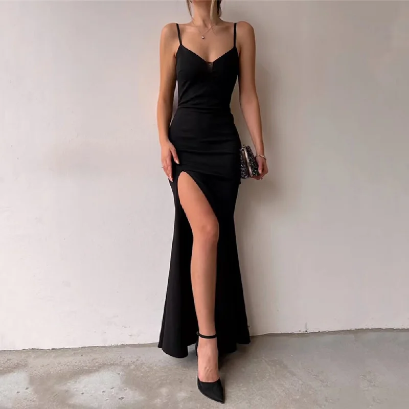 Classic French Slip Long Dress