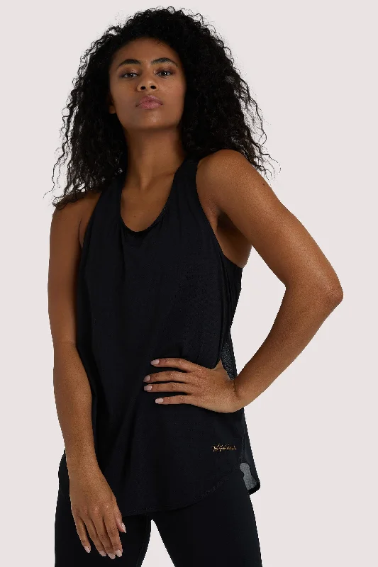 Black Jersey Vest