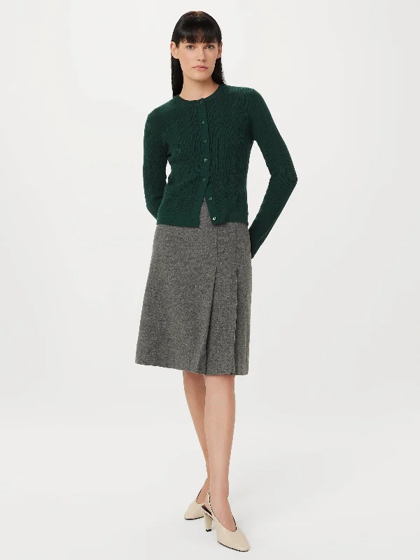 The Fitted Cardigan in Pine Grove