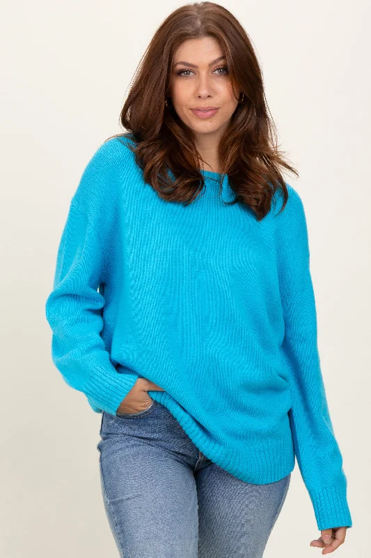 Aqua Soft Knit Basic Sweater