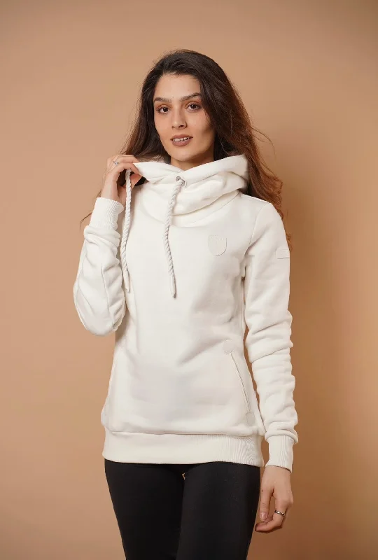 Artemis White Ivory Hoodie