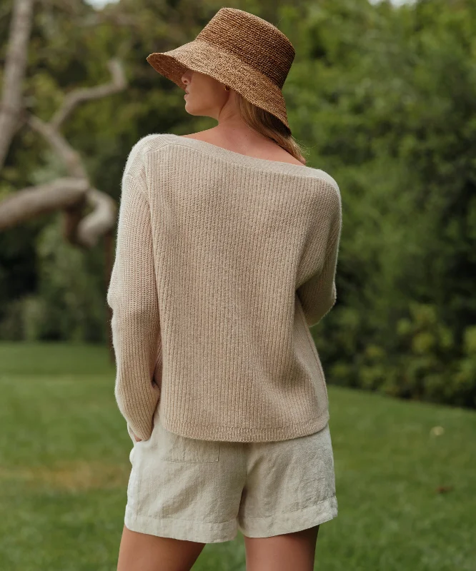 Cashmere Boatneck Sweater