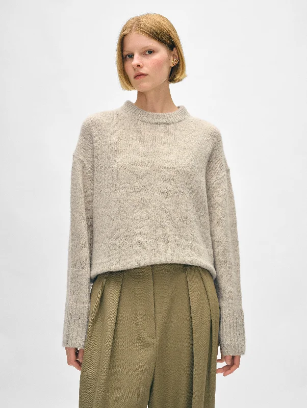 Cashmere Donegal Easy Crewneck