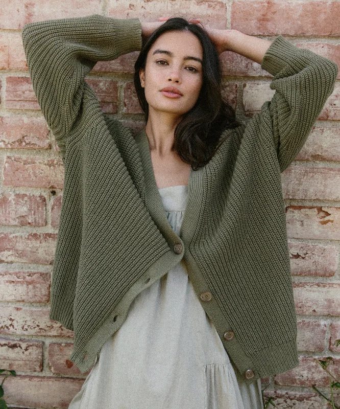 Cotton Cocoon Cardigan