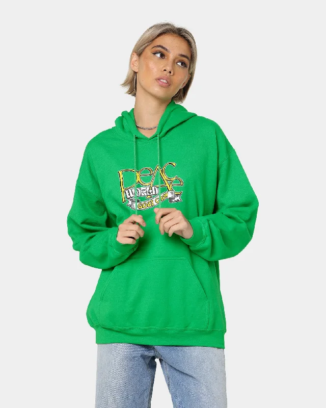 Goat Crew World Peace Hoodie Green