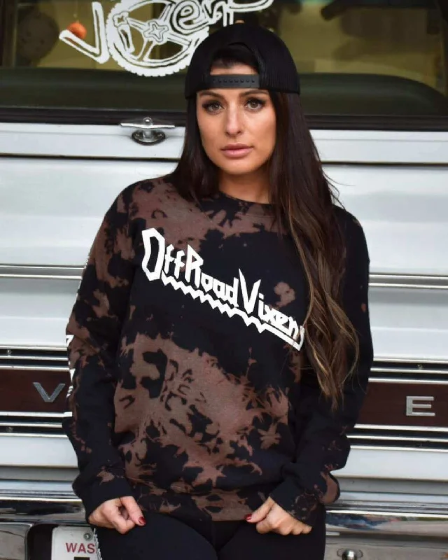 Heavy Metal Crystal Dye Crew Sweatshirt