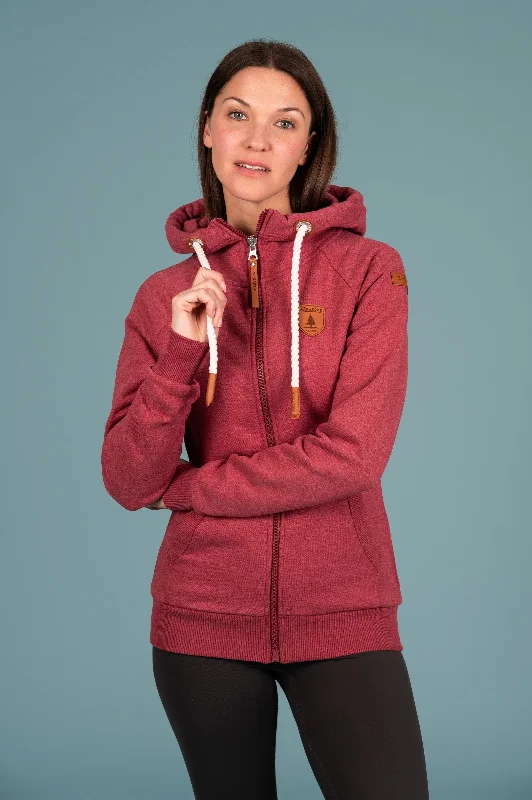 Hera Rhubarb Full-Zip Hoodie