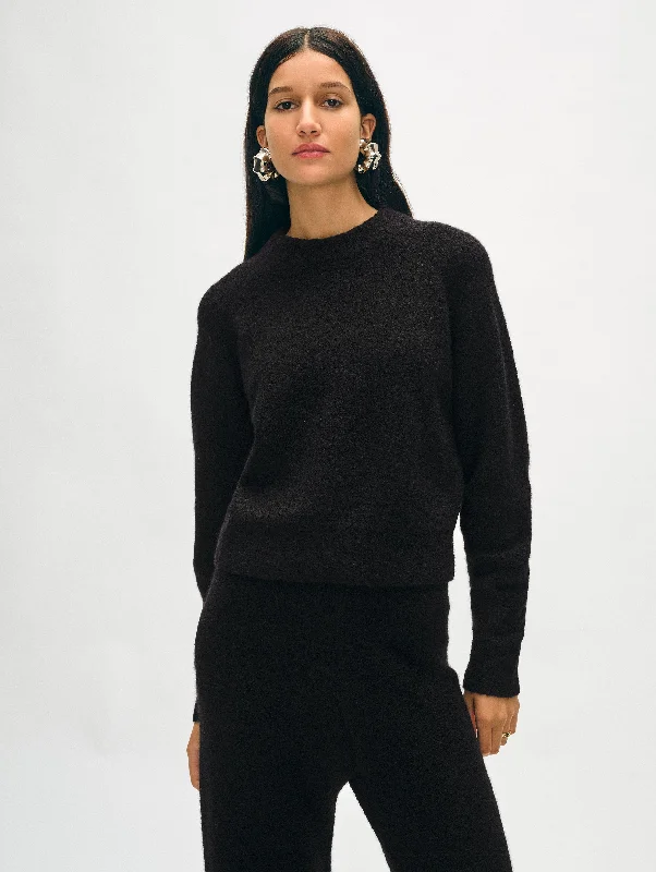 Merino Cashmere Boucle Sweatshirt