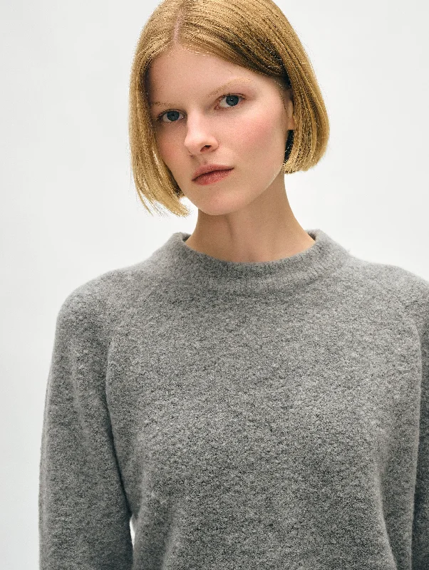 Merino Cashmere Boucle Sweatshirt