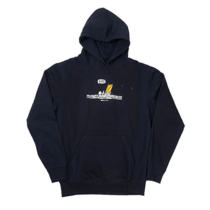 Organic Premium Hoodie Moominpappa - Navy