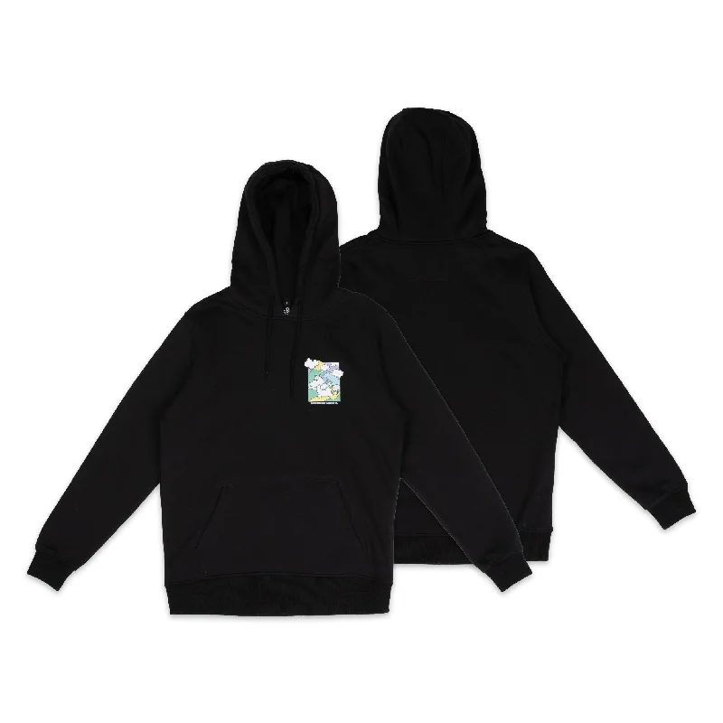 Moomintroll's Adventure Hoodie Unisex - Black