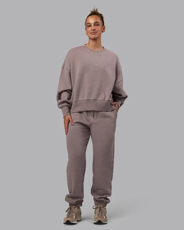 MVP Oversized Sweater - Greyish Purple