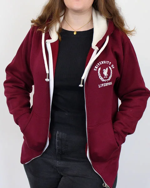 University of Liverpool Peach Feel Hoodie