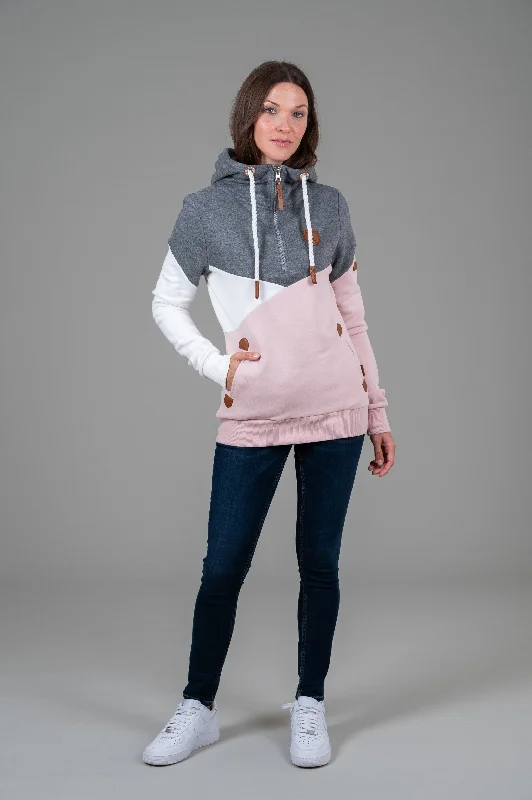 Roxy Sepia Rose Mix Half-Zip Hoodie