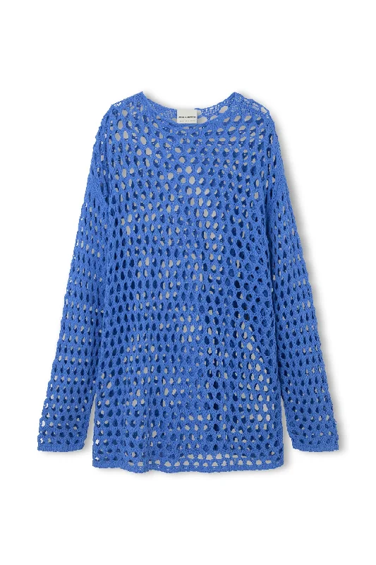 Sky Crochet Knit Top