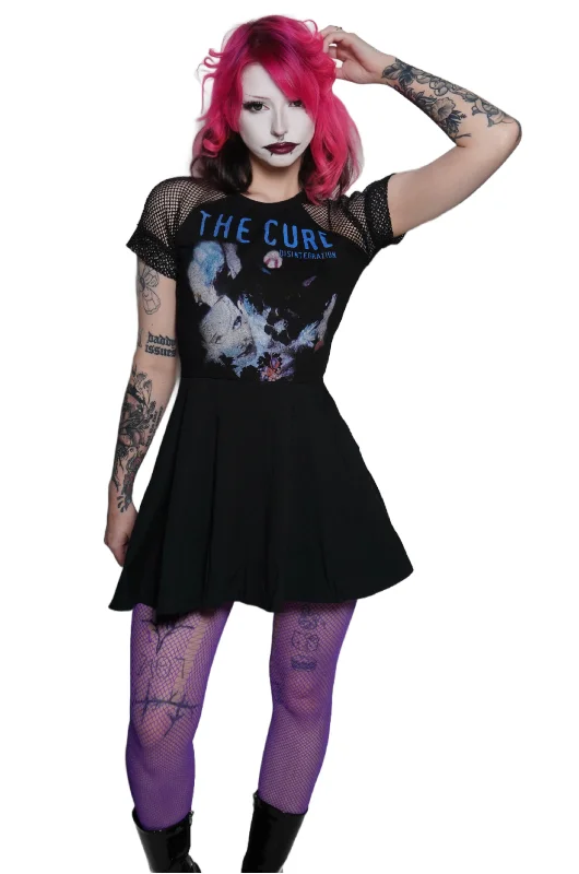 The Cure Fishnet Baby Doll Dress