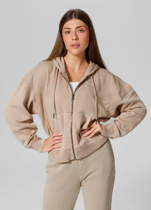 Women's zip-up hoodie Washed Manzanita II