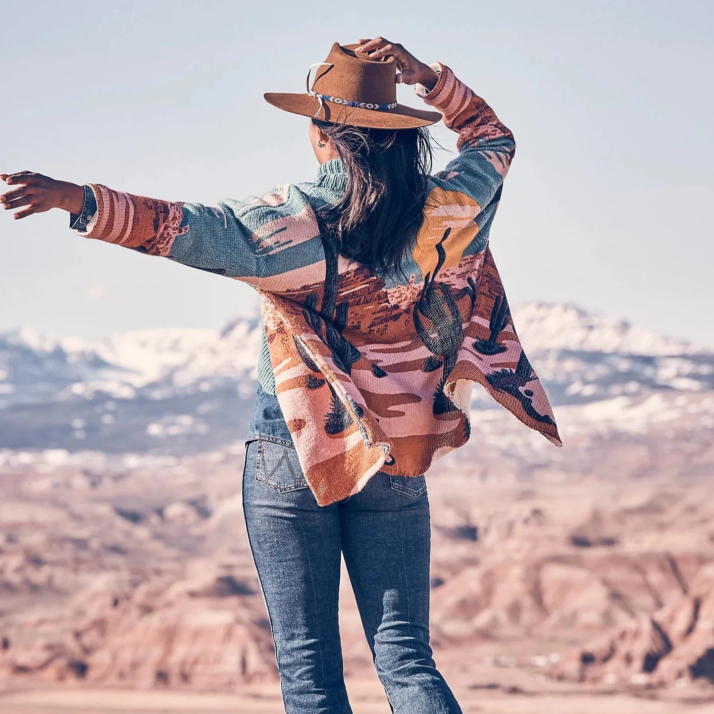 Wrangler Retro Women's Multicolor Desert Cardigan