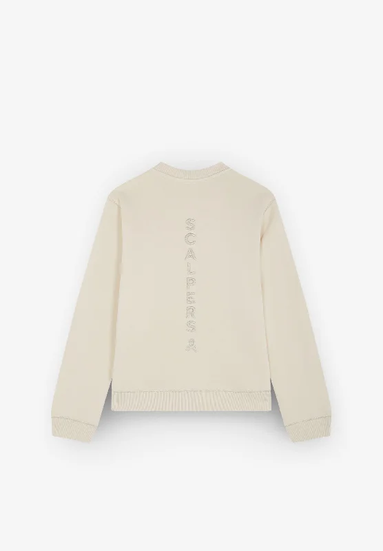 VERTICAL LOGO SWEATER