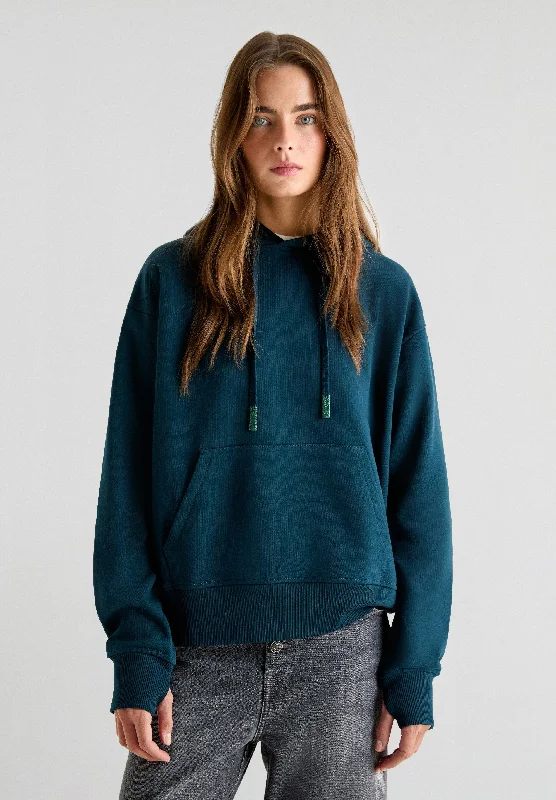 EMBOSSED HOODIE SWEATER