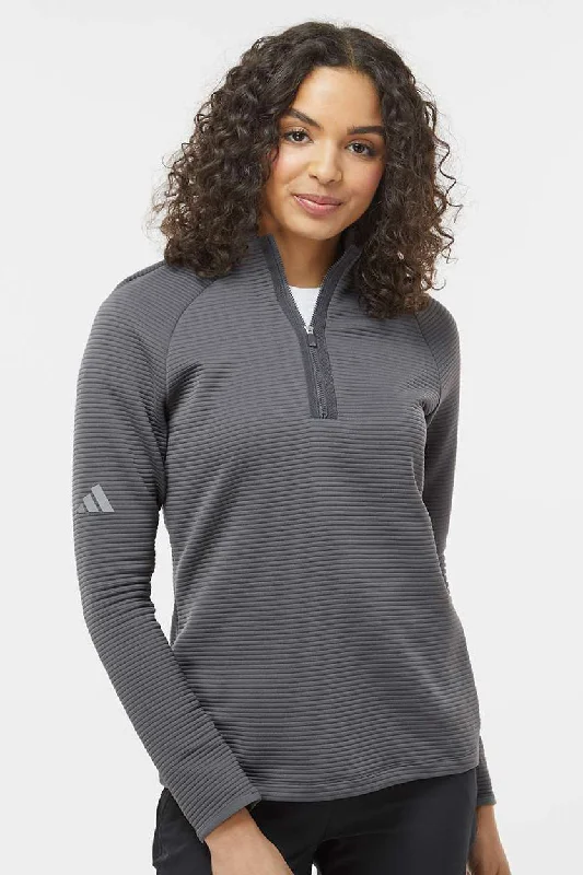 Adidas Womens Spacer 1/4 Zip Sweatshirt - Grey