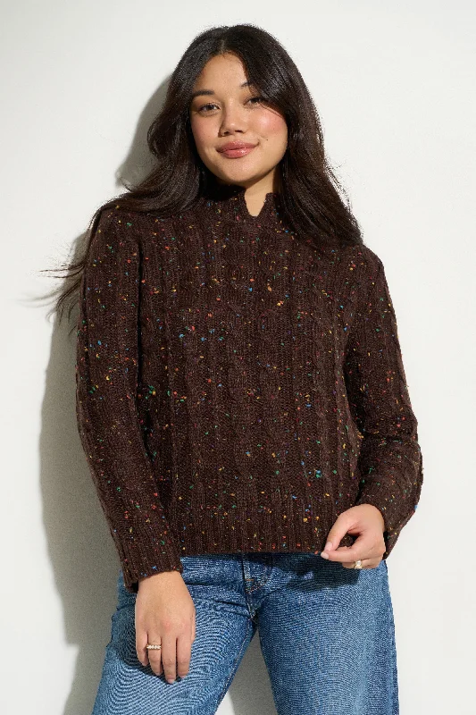 Aster Pullover - Brown