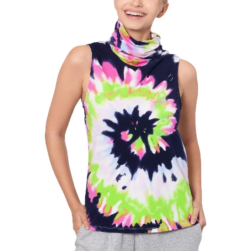 B&A by Betsy and Adam Womens Tie Dye Sleeveless Tank Top