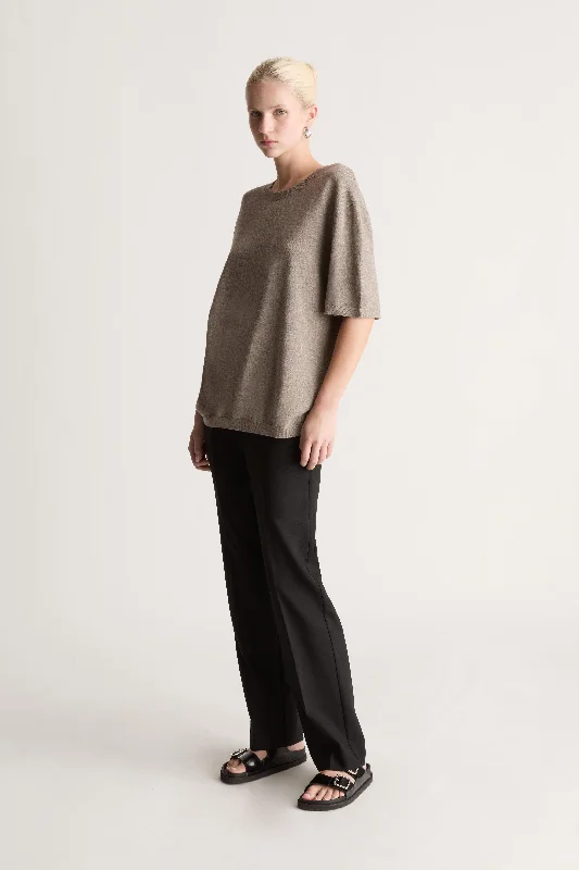 Cotton Cashmere Oversized Tee