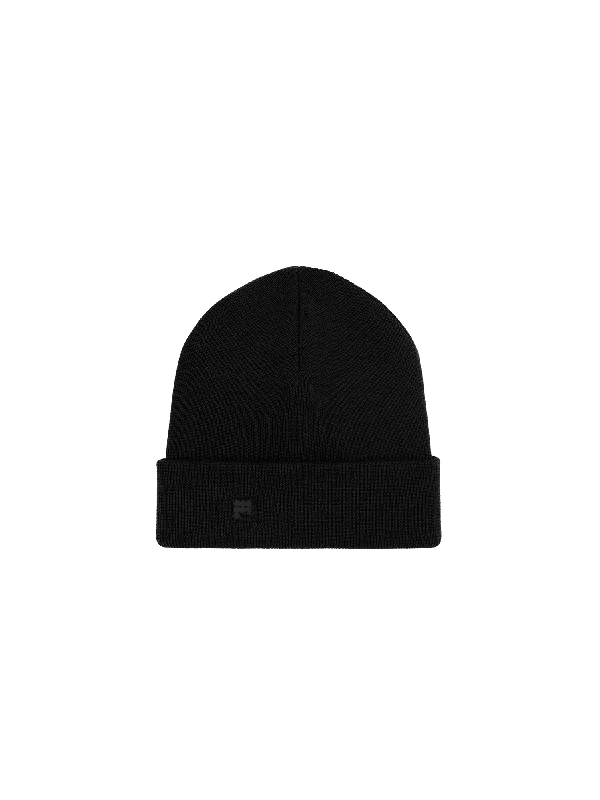 DNA Regerative Merino Wool Beanie—black