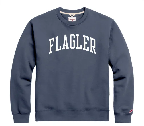 Flagler Arch Essential Crew in Denim Blue