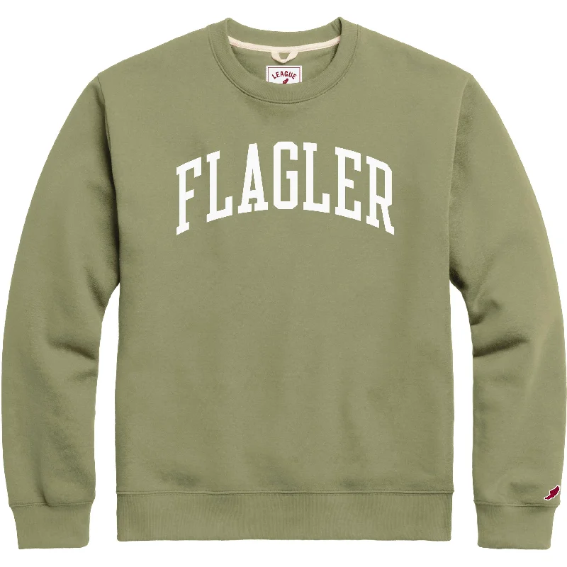 Flagler Arch Essential Crew in Moss Green