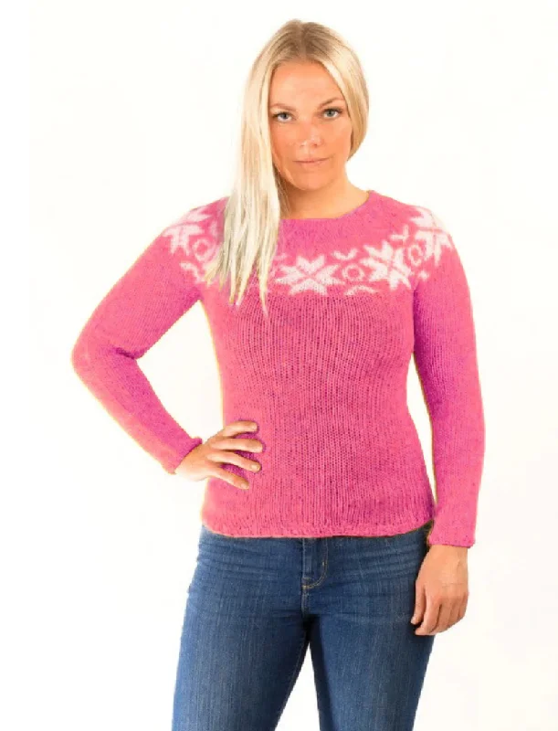 Eykt Wool Pullover Rose Heather