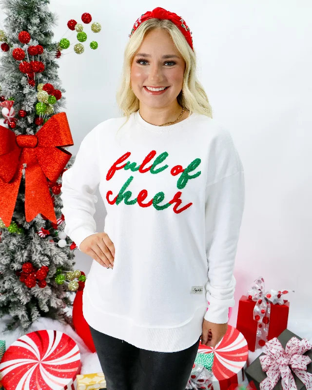 Full of Cheer Belgian Cream High Low Pullover