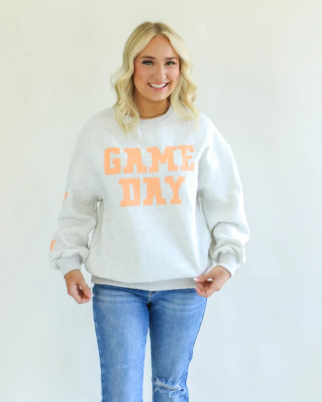 Game Day Star Sweatshirt in Orange