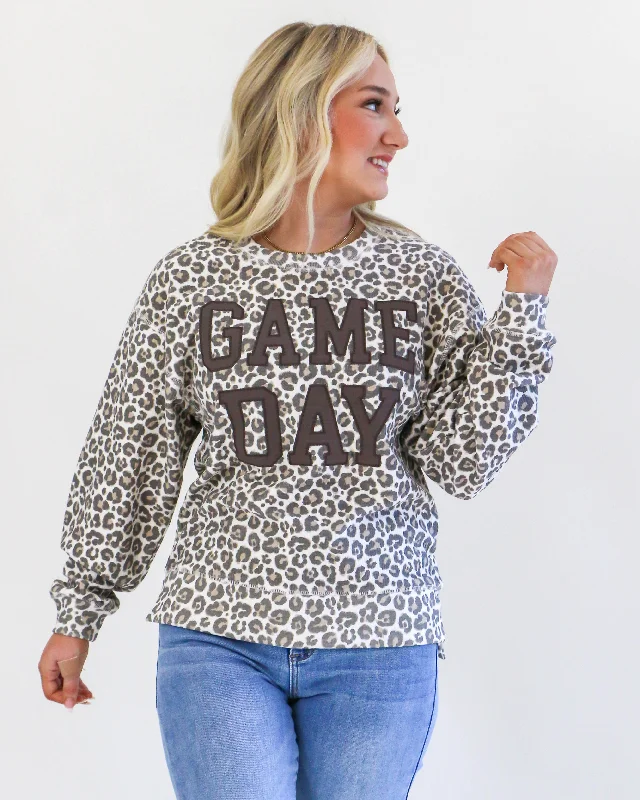 GAMEDAY Leopard Pullover