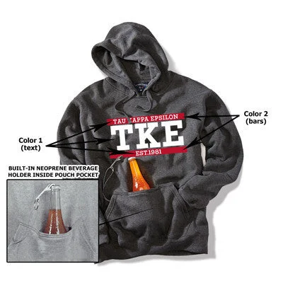 Greek Printed Tailgate Hooded Sweatshirt - JA8815 - CAD