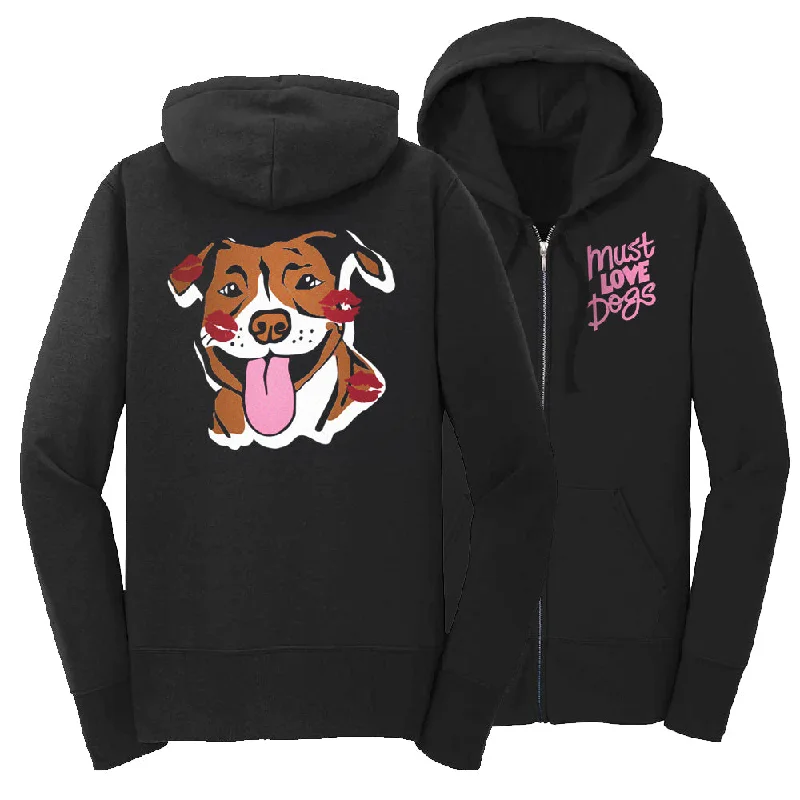 Hearts & Pups Zip Up Hoodie