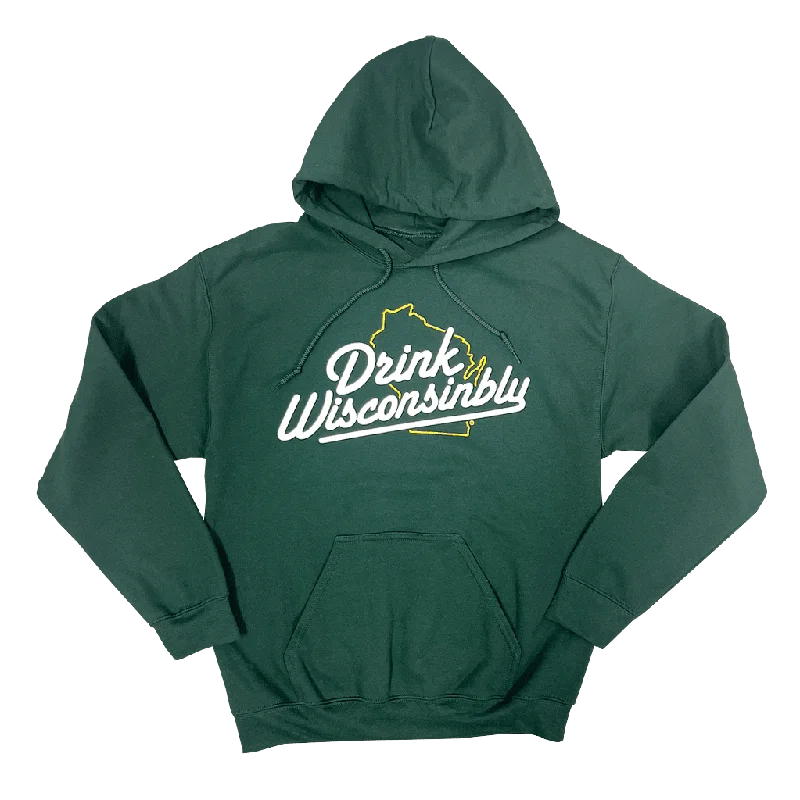 Heavy Blend Green Hoodie