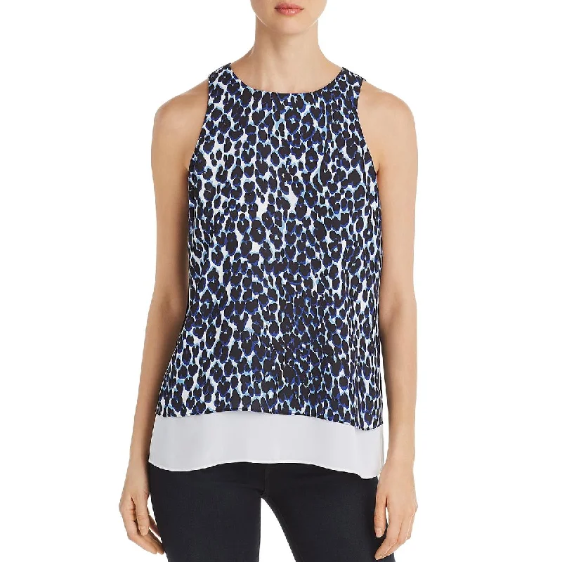 Le Gali Womens Alyssa Sleeveless Tie Back Tank Top