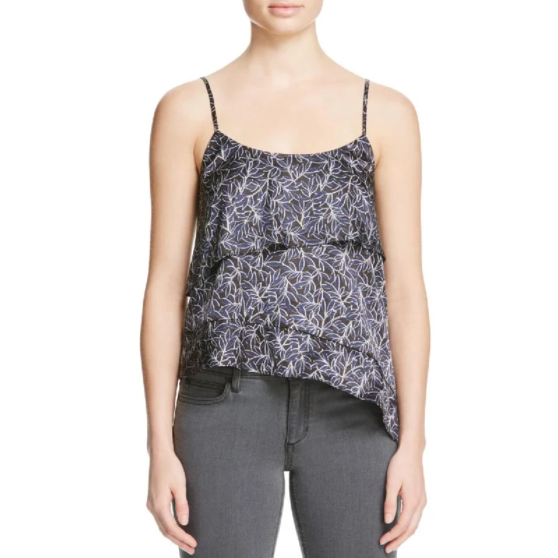 Likely Womens Charlton Printed Asymmetrical Tank Top