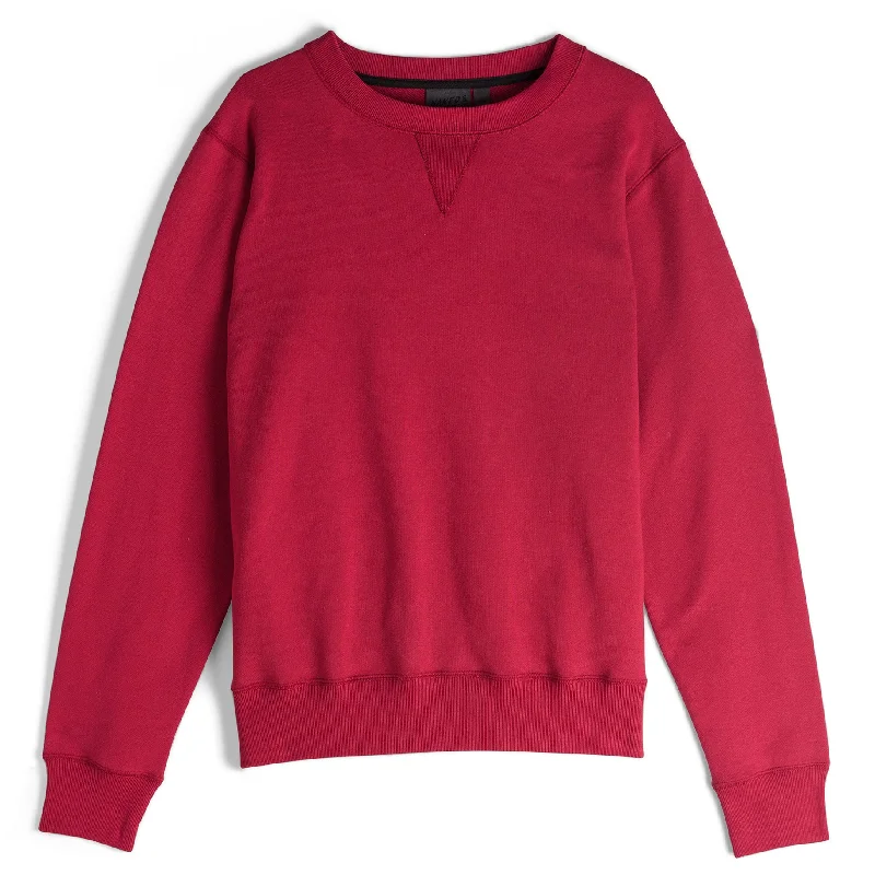 Crewneck - Heavyweight Terry - Red