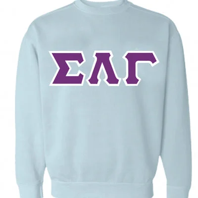 Sorority Garment-Dyed Crewneck Sweatshirt - 1566 - TWILL