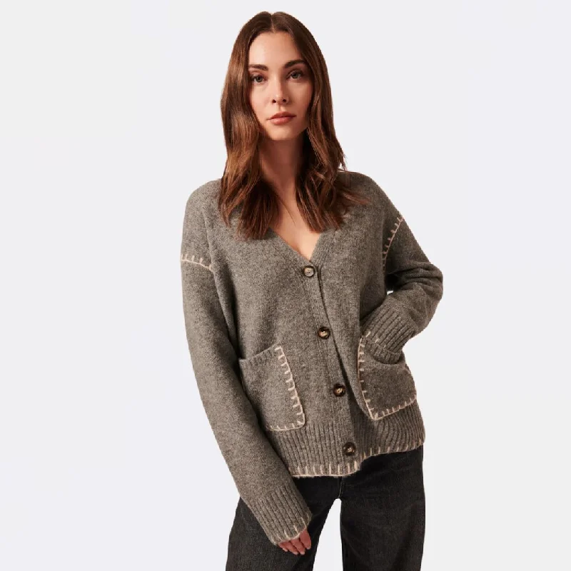 Noelle Cardigan (Smoky Quartz)