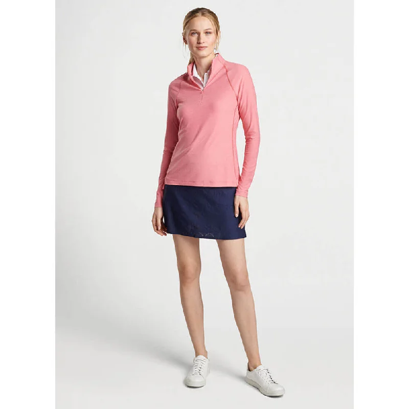 Peter Millar Women's Mélange Raglan Sleeve Perth Layer Pullover Sweatshirt - Primrose