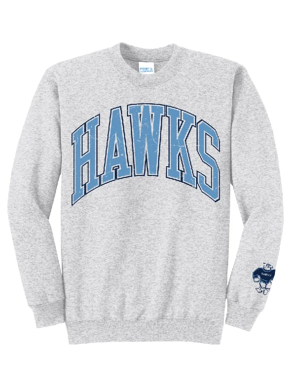 Vintage Hawks Fleece Lined Sweatshirt