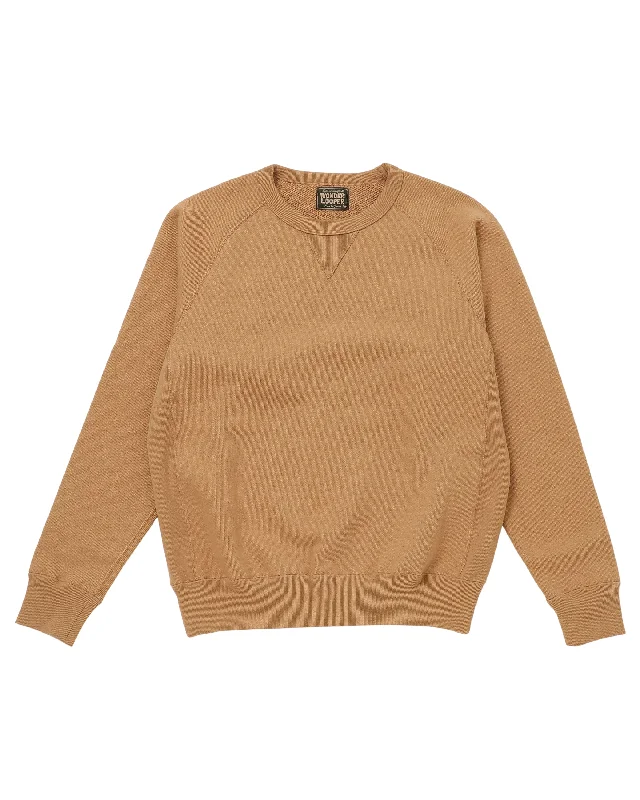 Pullover Crewneck - 825gsm Double Heavyweight French Terry FoxFibre® - Coyote 80