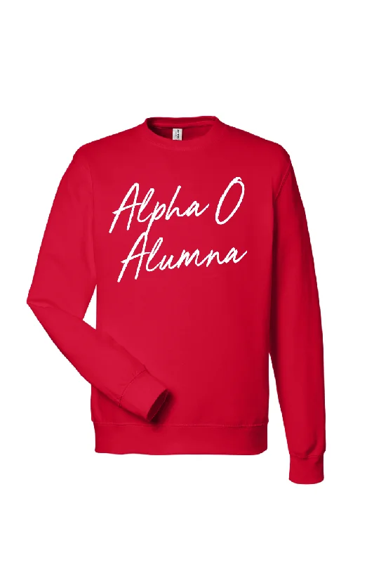 Signature Alpha O Alumna Crewneck